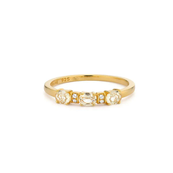 Gold Ring B12480 - Image 2