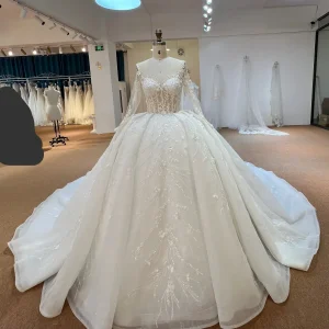 BYG25-30 SEXY BALL GOWN DRESS WITH SWEETHEART NECK