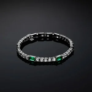 Chiara Ferragni Emerald Tennis Bracelet