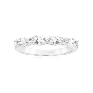 Sif Jakobs Silver with White Zirconia Ellera Ovale Ring